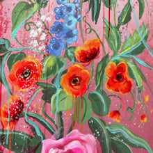 Load image into Gallery viewer, Paint-Along: Acrylic Abstract Floral Canvas with Jules Monson