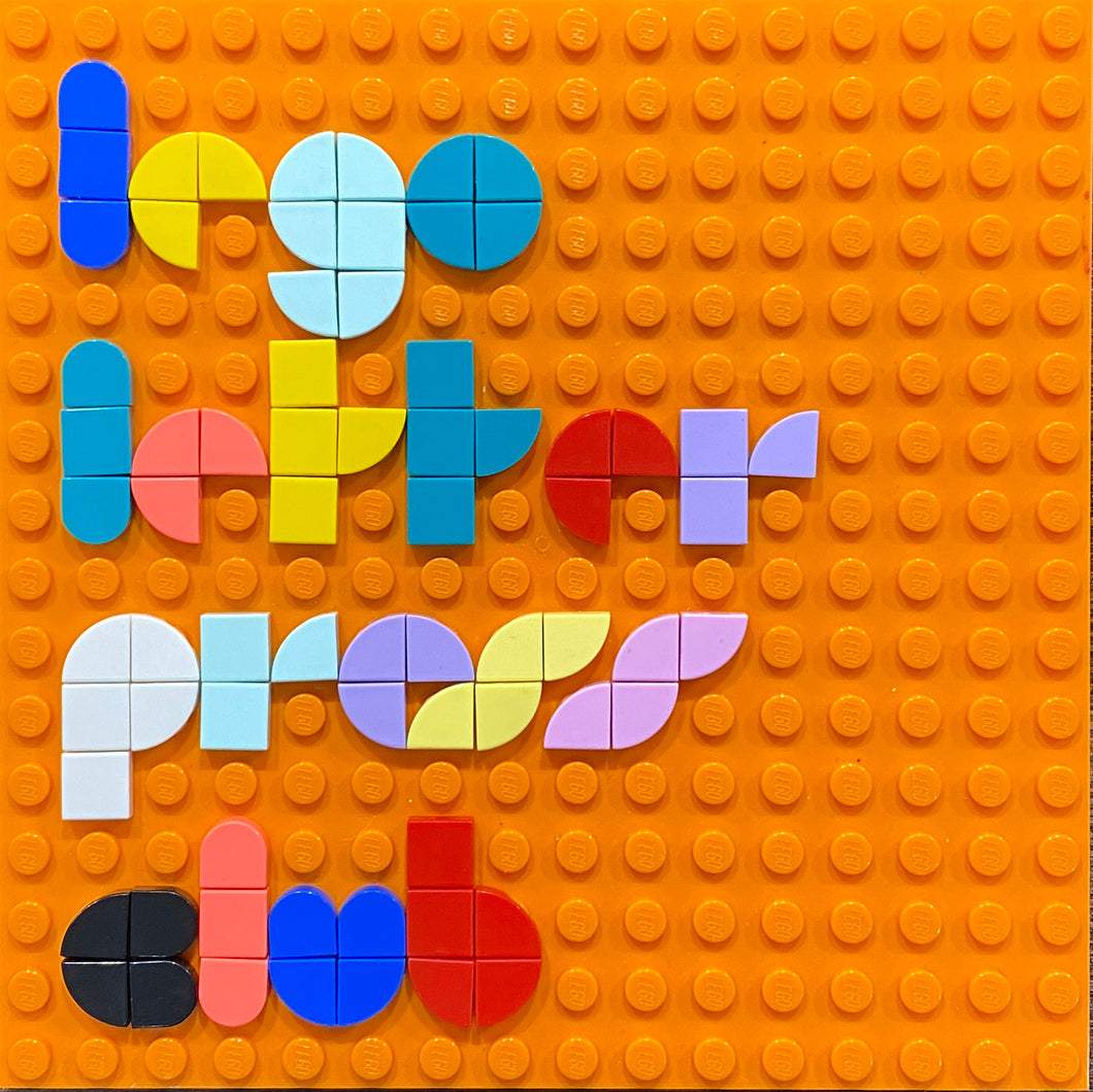 LEGO Letterpress Club